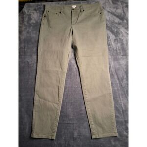 J.Crew Stretch Olive Green Slim Pants Womens Size 29 Twill 5-Pocket Chino